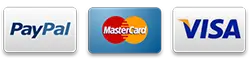 Card payment methods with drop shadow