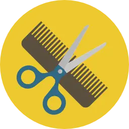 Comb and scissors
